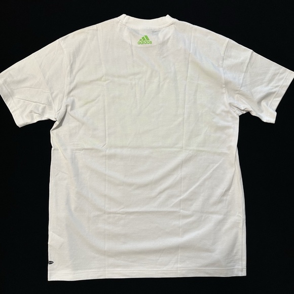 White Adidas ClimaLite ADI DASSLER Quote T-Shirt Mens XL - Picture 11 of 12